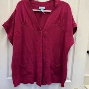 Liz & Me sweater jacket XL 18-20